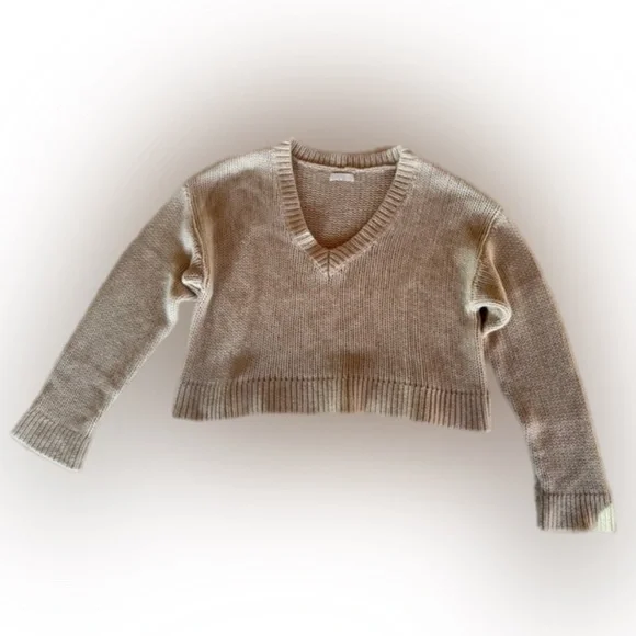 Sablyn 100% Cashmere Women's V-Neck Sweater sz M